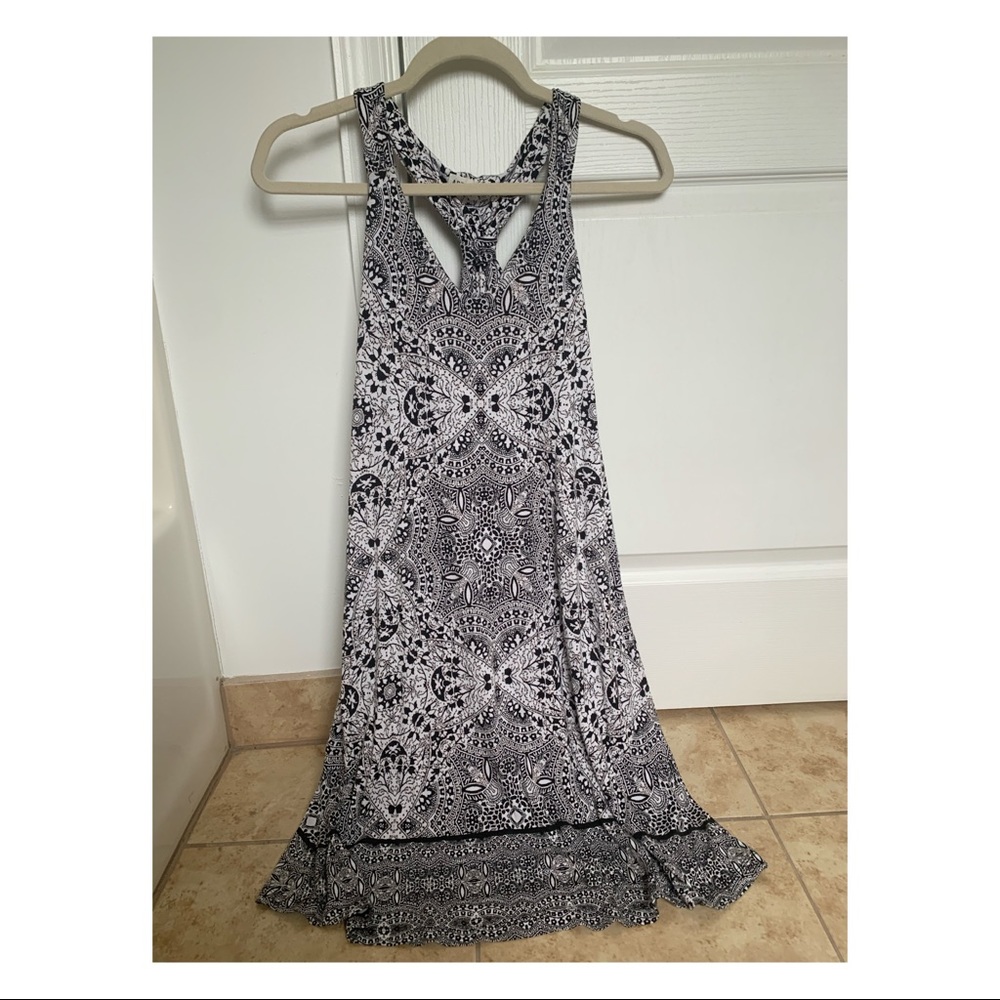 Black and white dress